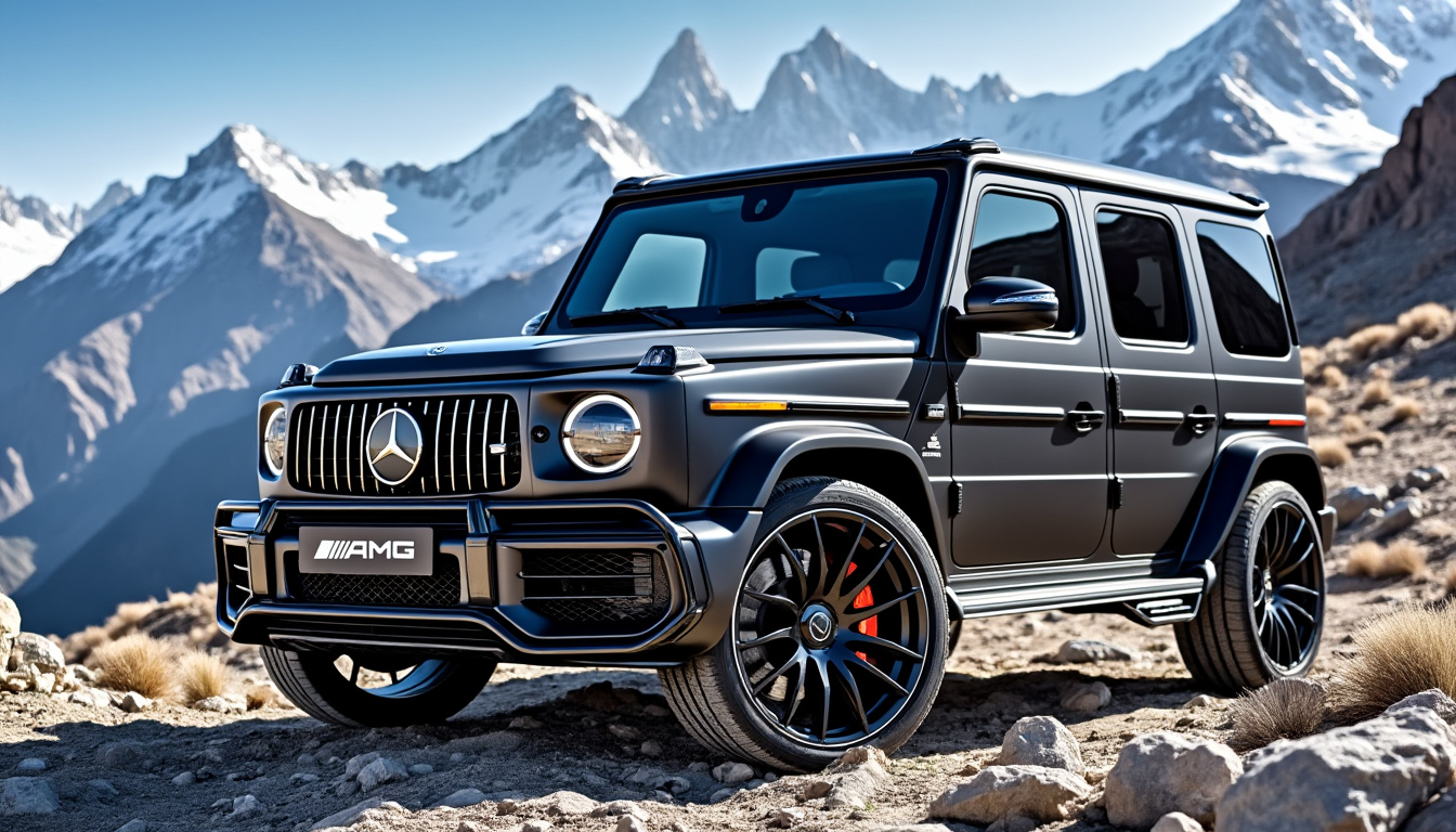 découvrez le mercedes-benz g class, l'incarnation du luxe et de la performance tout-terrain. avec son design emblématique et ses technologies de pointe, ce suv offre une expérience de conduite inégalée, que ce soit sur route ou en dehors. plongez dans un univers de raffinement et de puissance qui redéfinit les standards du tout-terrain.