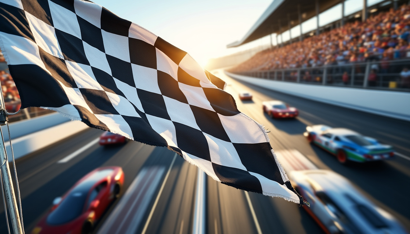découvrez l'histoire fascinante du drapeau à damier, symbole emblématique des courses automobiles. explorez sa signification, son évolution et son impact dans le monde des compétitions sportives. plongez dans l'univers palpitant des courses à travers cet article captivant.