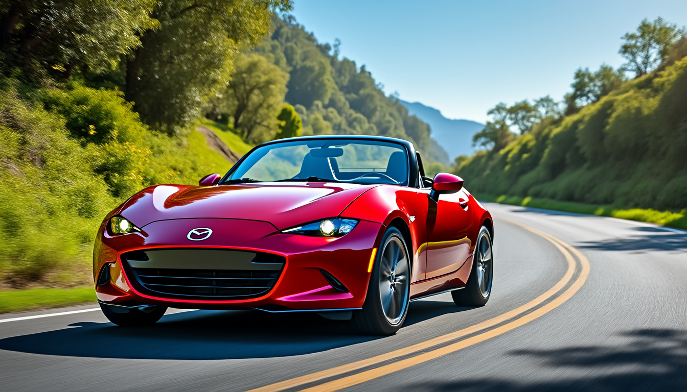 découvrez tout ce qu'il faut savoir sur la miata, la légendaire voiture sportive qui allie performance, design élégant et plaisir de conduite. plongez dans son histoire, ses caractéristiques techniques et les raisons de son statut iconique dans l'univers automobile.